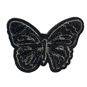  Beaded Rhinestone Embroidery Pearls butterfly iron on patch for clothes