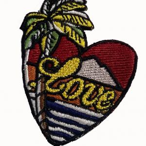 Sew On heart pattern Clothing Patches Custom Embroidery Patch - 副本