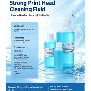 Strong Print Head Cleaning Fluid for DTF Printer